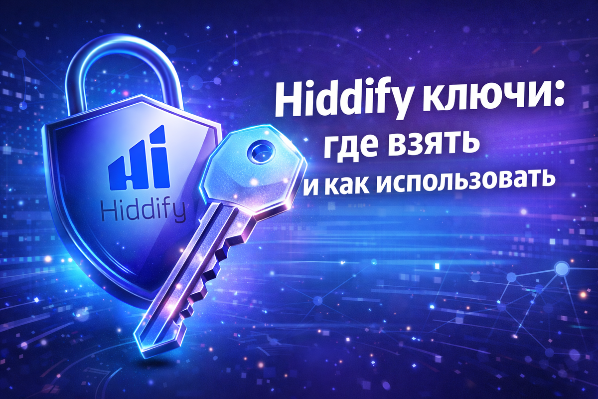 Hiddify ключ