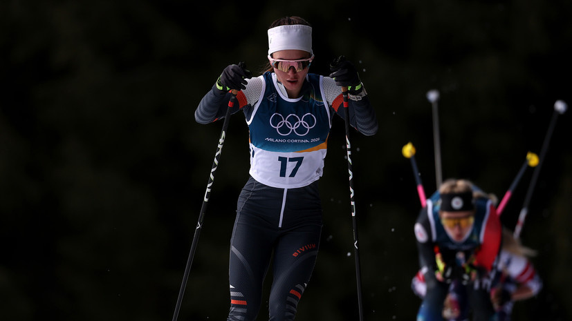     Дарья Непряева заняла лишь 17-е место в скиатлоне в дебютной гонке на Олимпийских играх  Alex Pantling/Getty Images