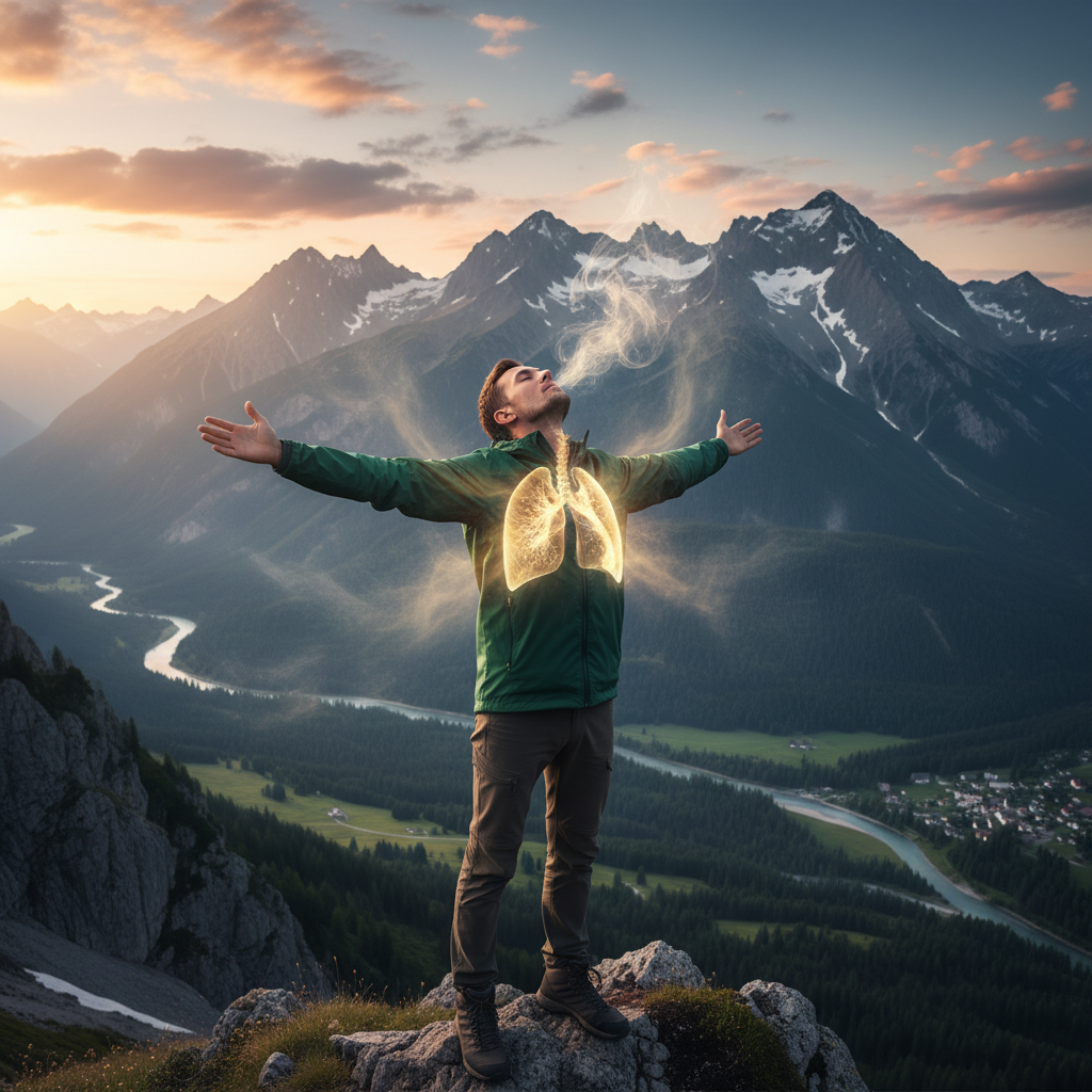 «Дышать полной грудью — значит жить в полную силу. Лёгкие связывают нас с миром первой же секундой жизни. 🌬️»