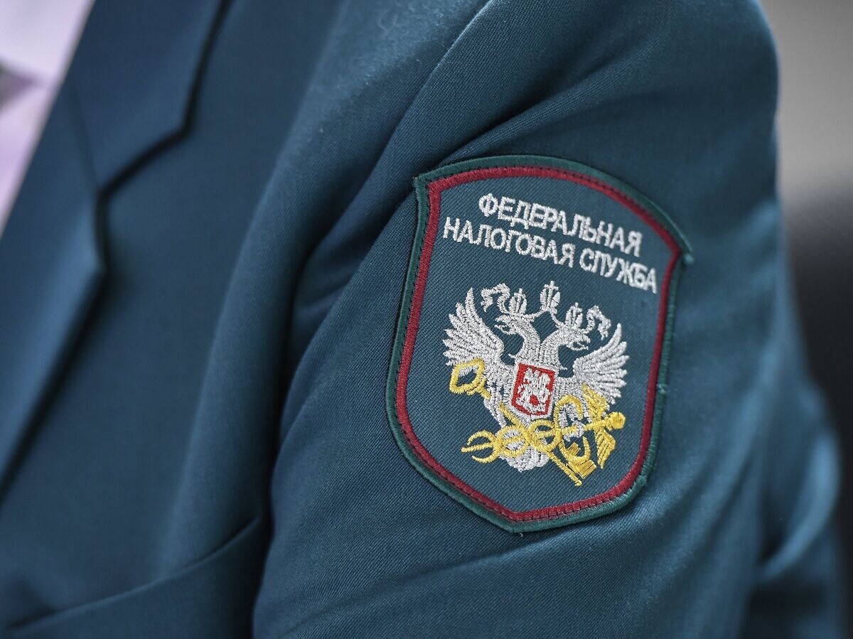   Нашивка Федеральной налоговой службы© РИА Новости . Константин Михальчевский