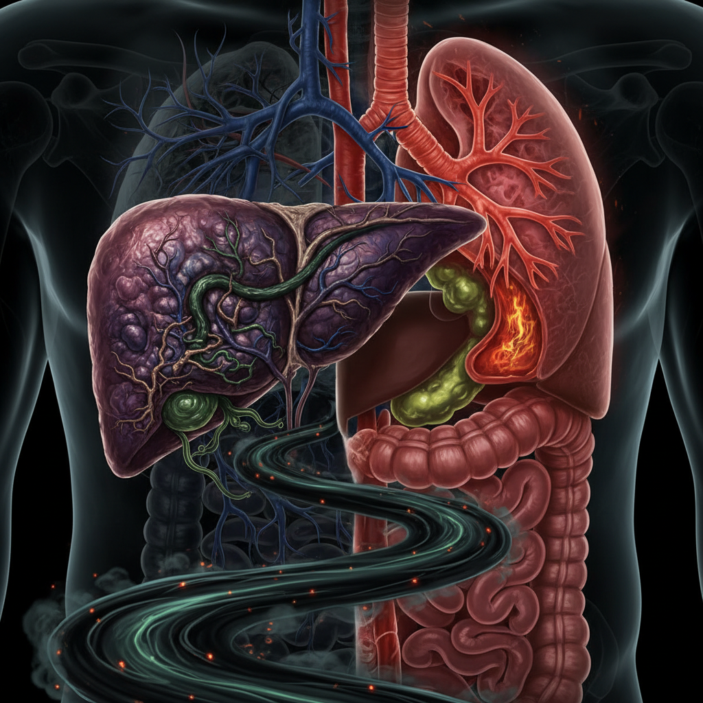 «Застой в печени отравляет лёгкие. Спазм в бронхах — часто крик о помощи от перегруженной системы детокса. Это единая система. 🚨»