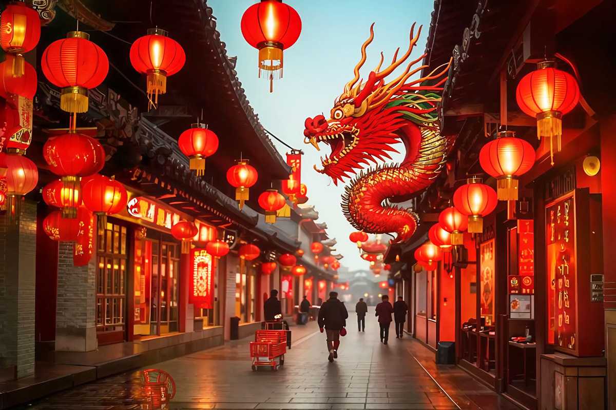 Хайнань стал местом силы для праздника весны.  Фото: Изображение сгенерировано с помощью ИИ / Маргарита Неклюдова