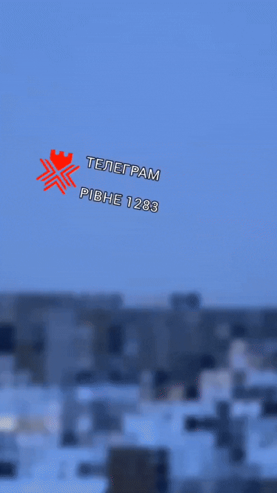    Отстрел тепловых ловушек ракетой Х-101 перед ударом по цели в Ровно. Видео: "ЧВК Вагнер"