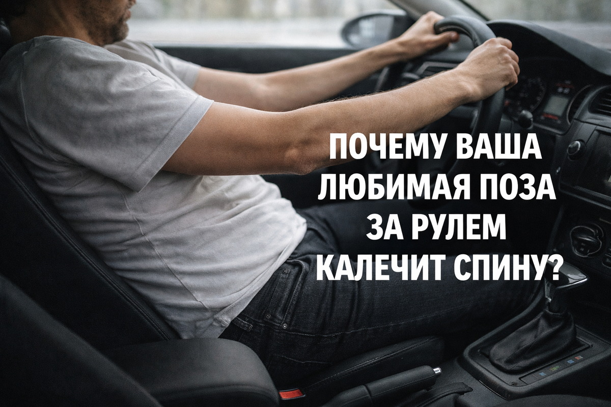 Неправильная поза за рулем