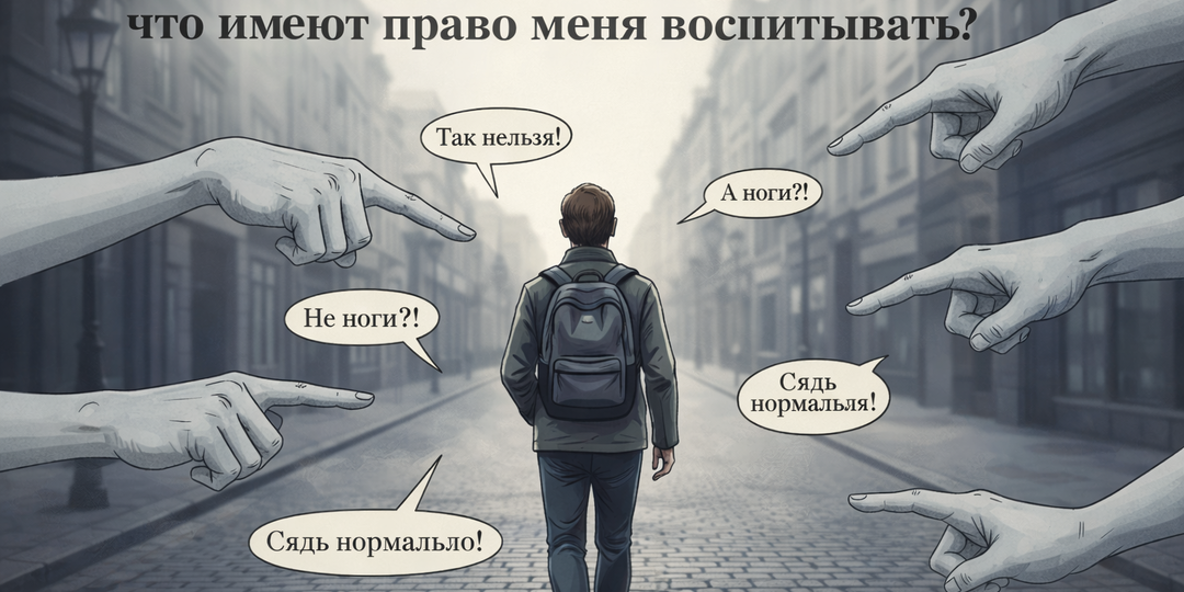 🧷 Почему посторонние люди считают, что имеют право меня воспитывать?