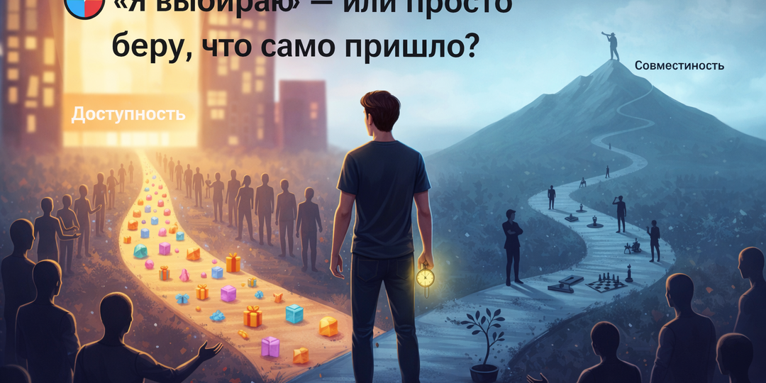 🧭 Я выбираю — или просто беру, что само пришло?