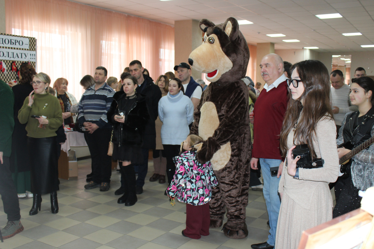 На открытии выставки