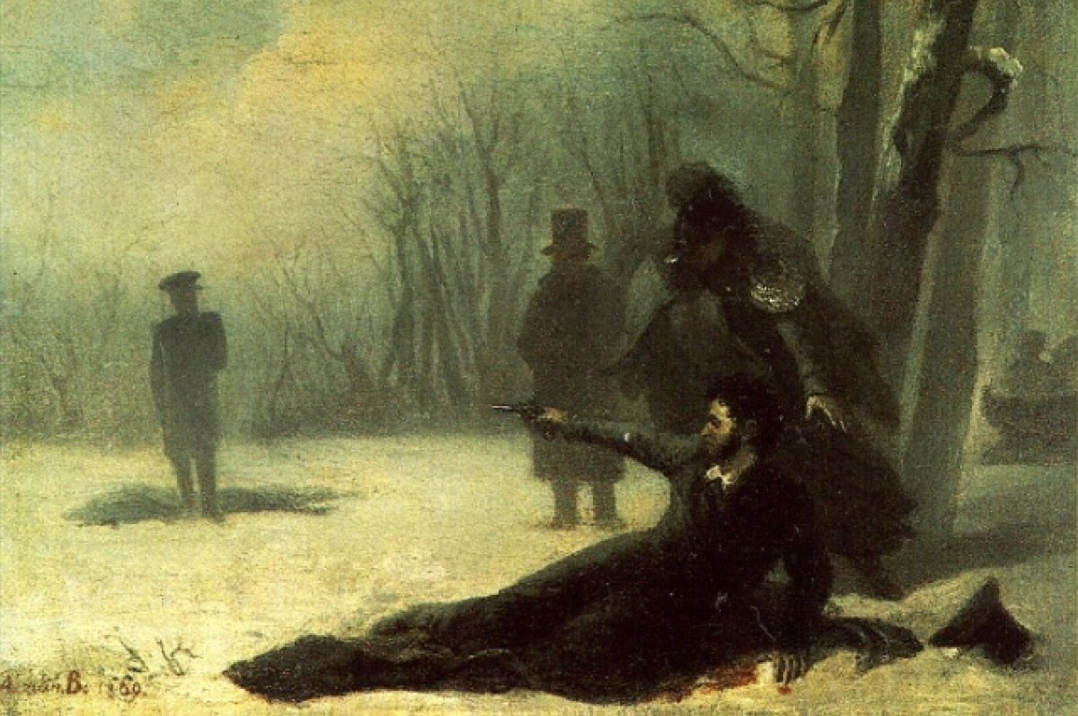    Адриан Волков. Последний выстрел А. С. Пушкина.