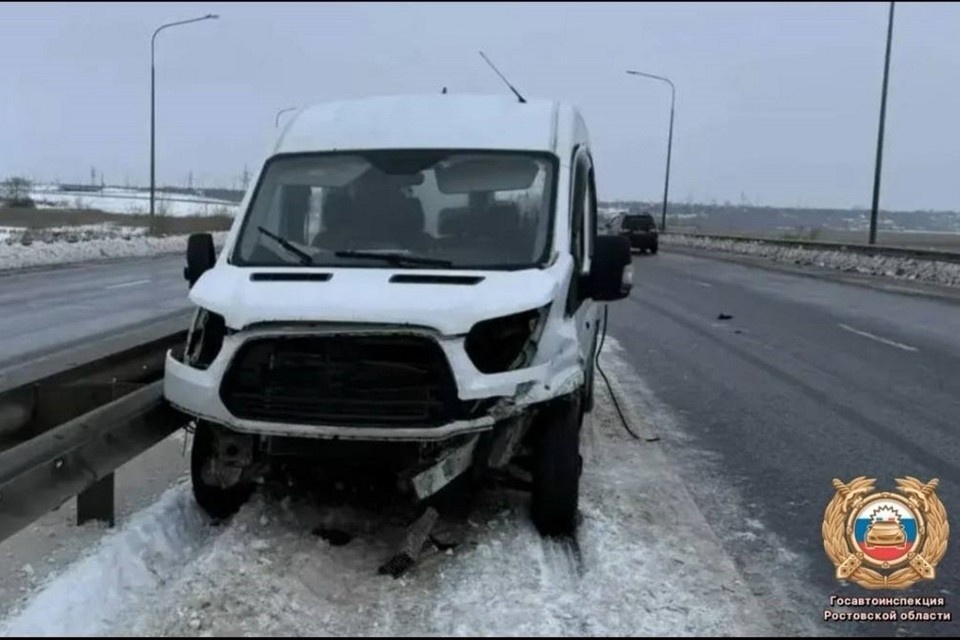    В аварии под Ростовом погибла пожилая женщина. Фото: Госавтоинспекция Ростовской области.