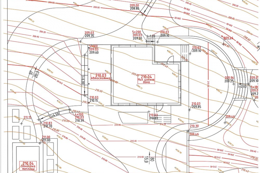 Первый шаг — точный план вашего участка с анализом всех особенностей