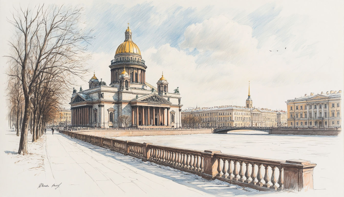 Санкт-Петербург: Тур 8 марта на поезде РЖД из Самары/Тольятти.