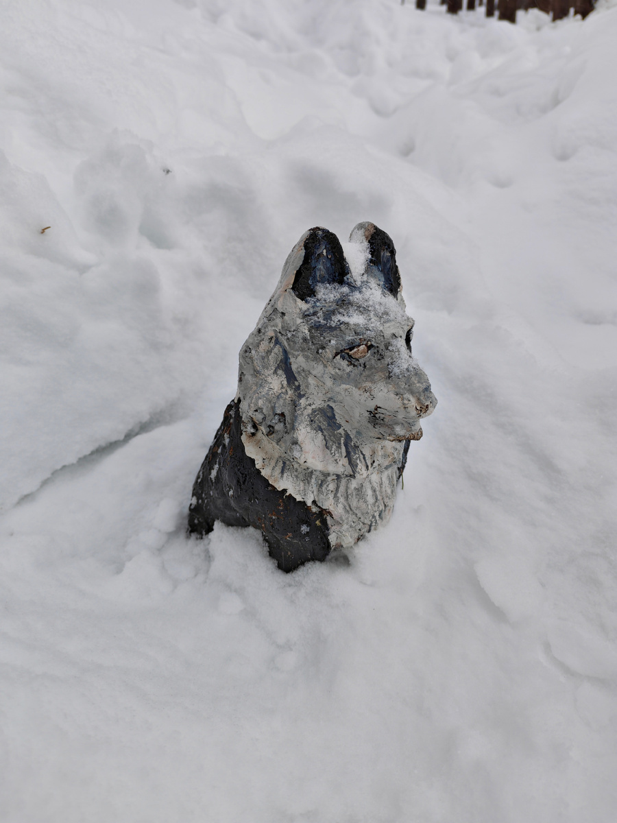 Похож на Джека Николсона из «Сияния»