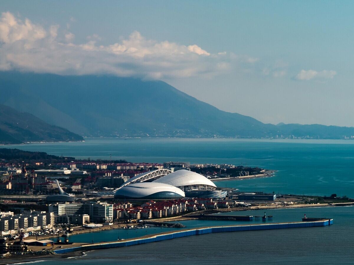    Олимпийский парк в Имеретинской низменности Адлерского района города Сочи | © РИА Новости / Владимир Сергеев