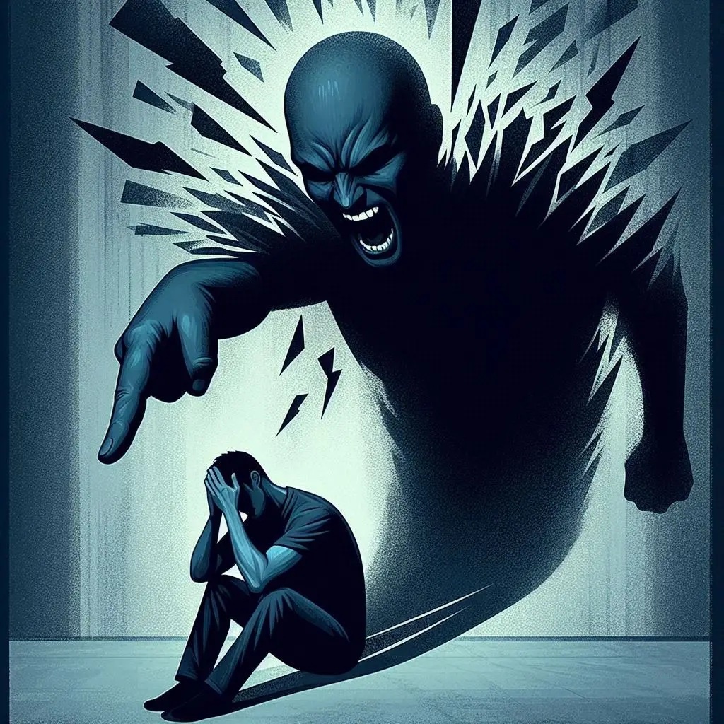 Самый жестокий тиран не снаружи — он внутри. Его голос громче реальности. Его приговоры беспощаднее любого судьи. И вы верите ему, потому что он звучит вашим голосом.