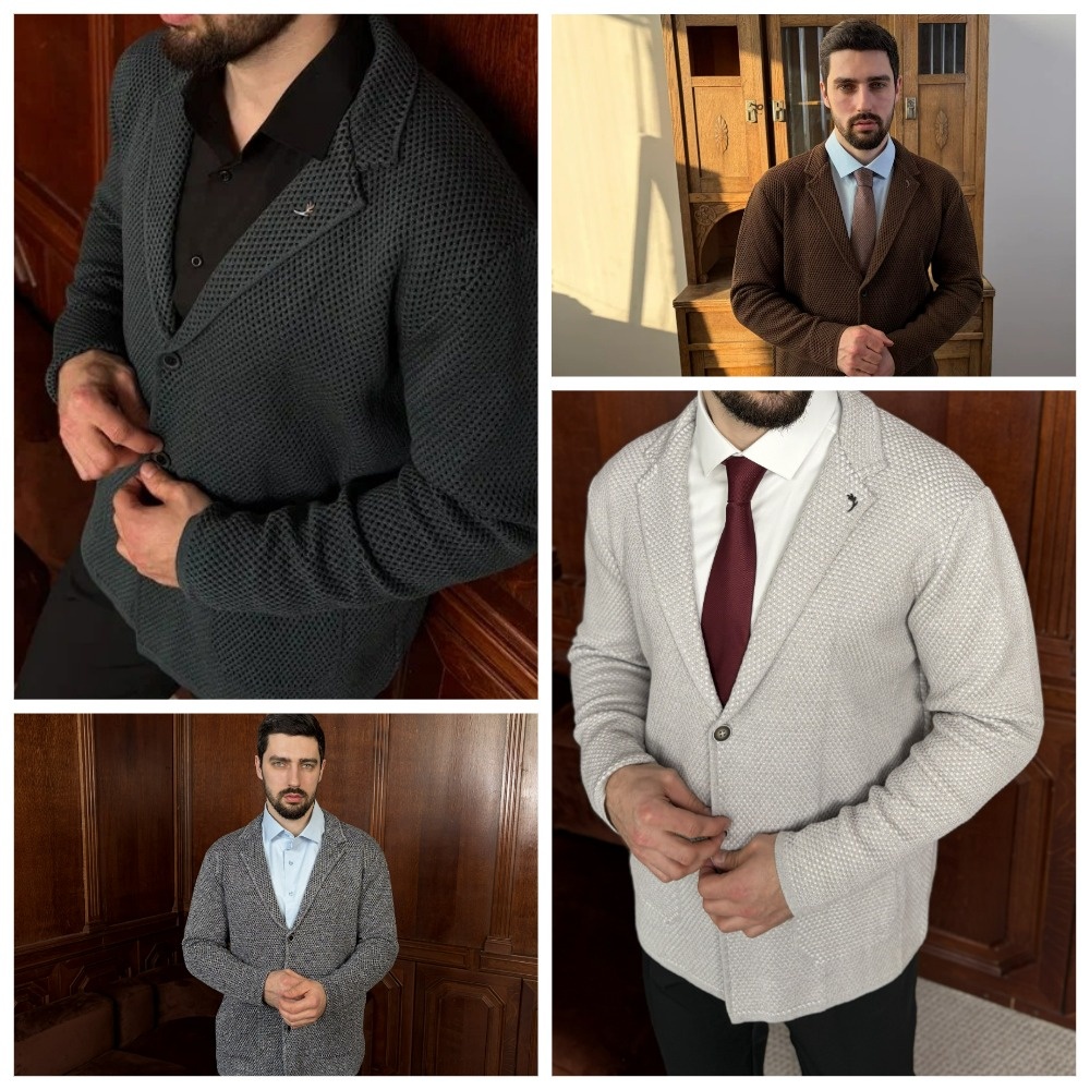 Новая коллекция базовых мужских кардиганов Mazaltovman