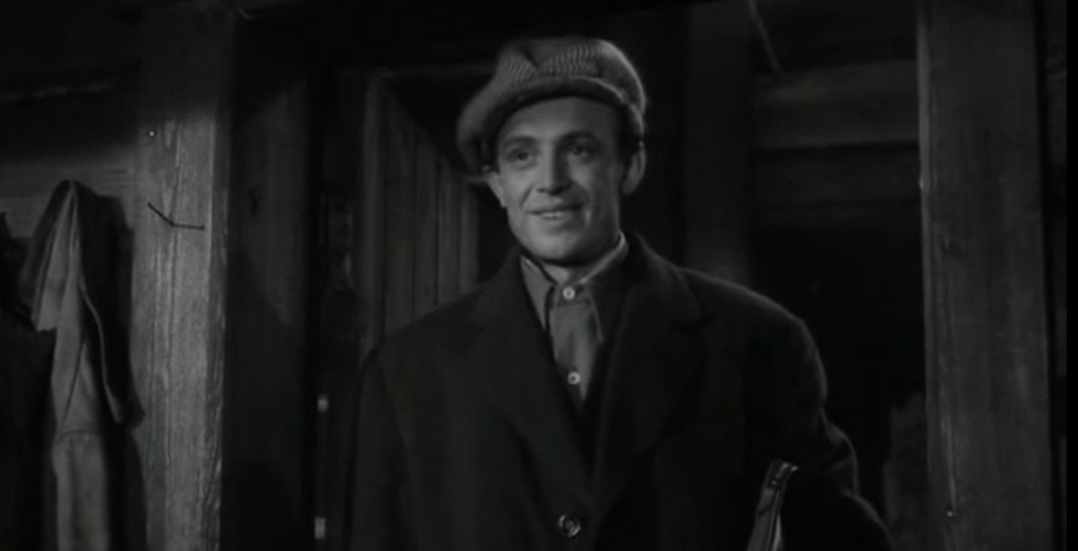 Пал Палыч (Иннокентий Смоктуновский), кадр из фильма "Ночной гость" (1958)