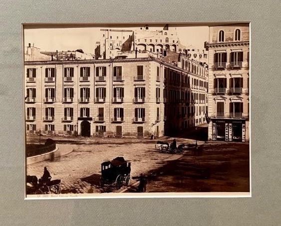 Джорджио Зоммер. Отель "Виттория" и фотоателье Зоммера в Неаполе. 1870-е. Бумага, альбуминовый отпечаток. ГТГ