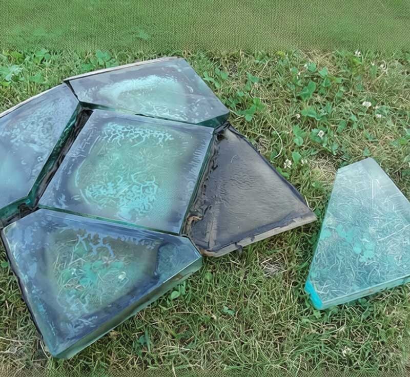 Сохранившиеся стекла ИЛ-2