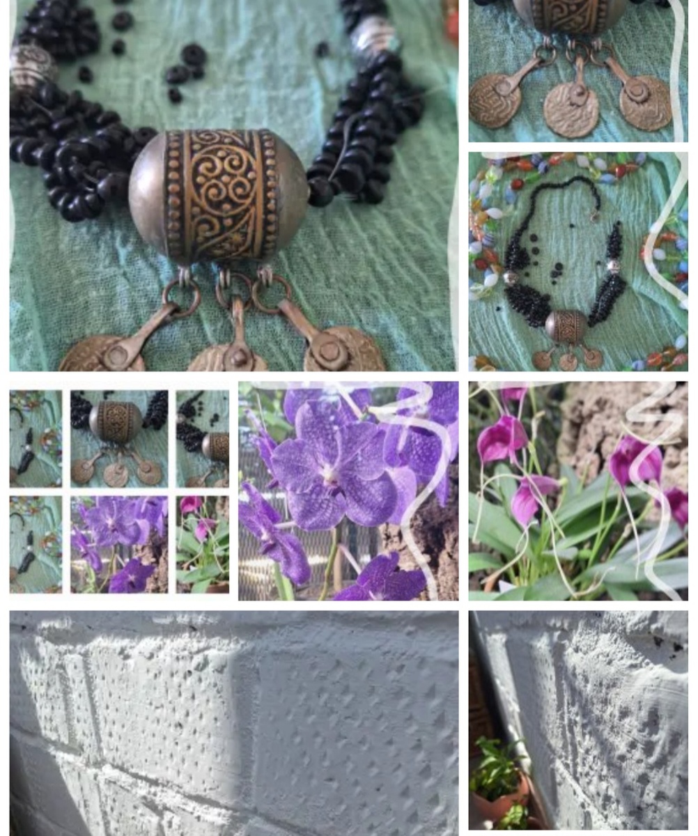 Фотоколлаж с монисто из Марокко. Собственность автора канала "ТАК НАДО".