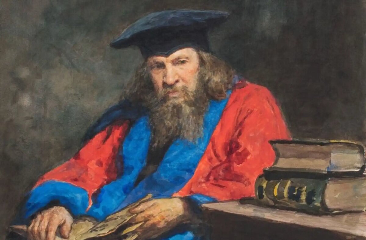 Фото: Илья Репин «Портрет химика Д.И. Менделеева в мантии профессора Эдинбургского университета» (1885) / Государственная Третьяковская галерея