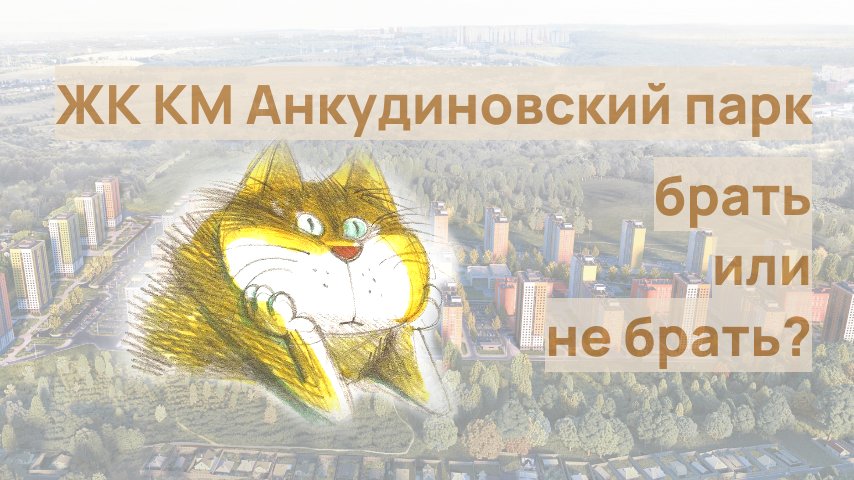 Анкудиновский парк - зеленый район или перенаселенные человейники?