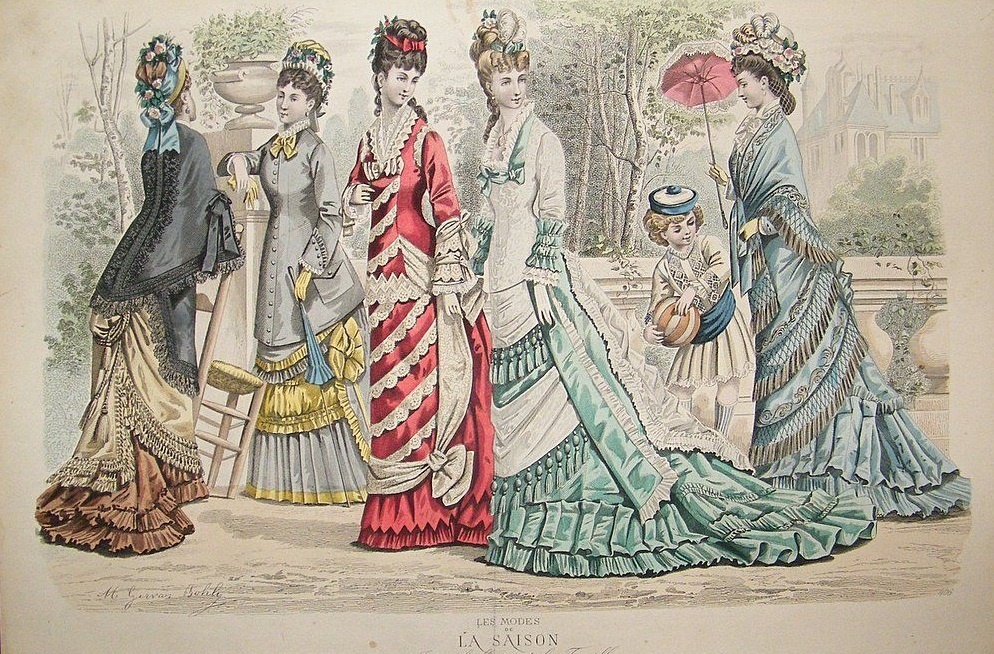 Моды 1878 года. https://ru.pinterest.com/