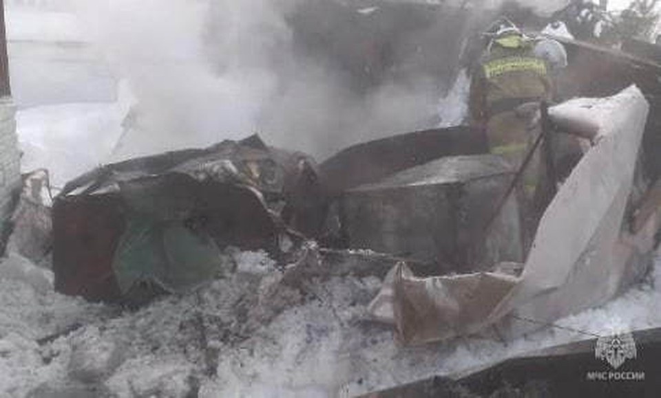    В Калужской области ликвидировали пожар в вагончике