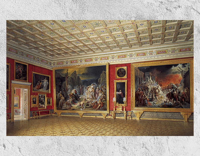 Зал русских мастеров в Эрмитаже.