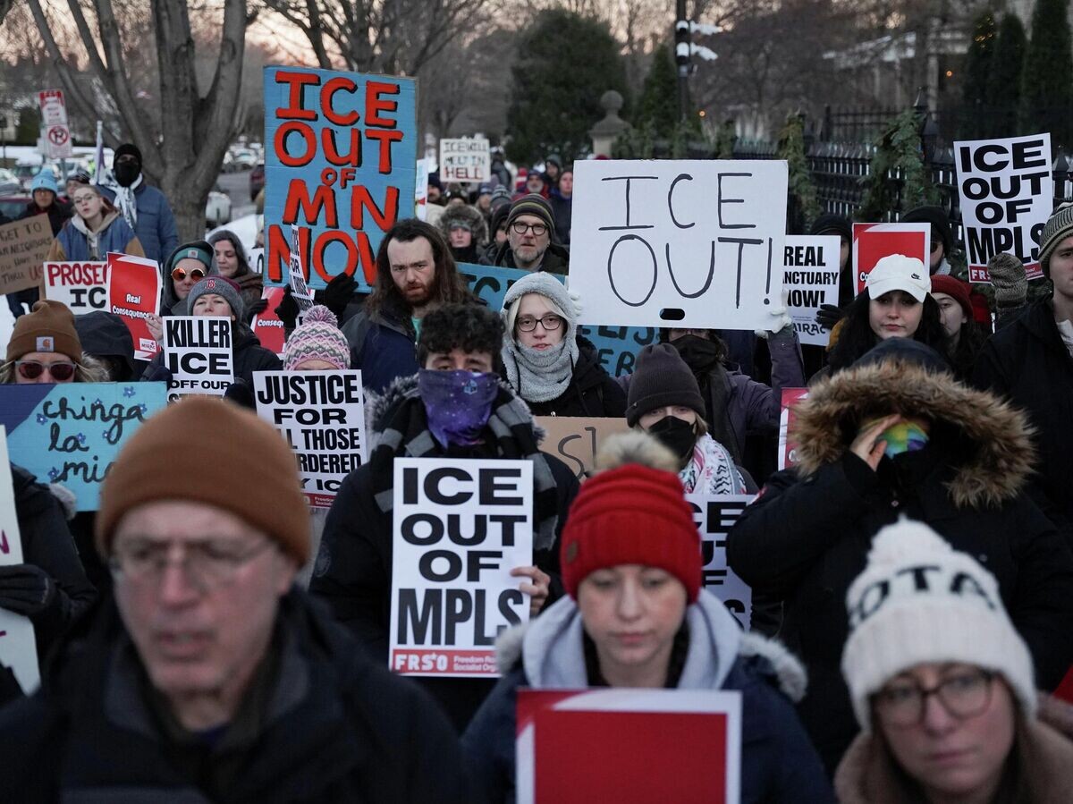    Протест в городе Сент-Пол в штате Миннесота | © REUTERS / Seth Herald