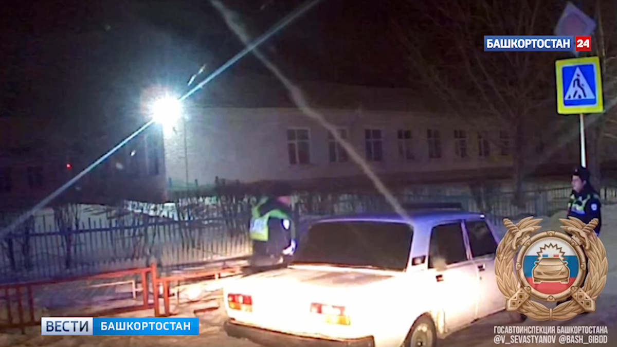   В Башкортостане гаишники задержали подростка, который пьяным сел за руль «ВАЗа»