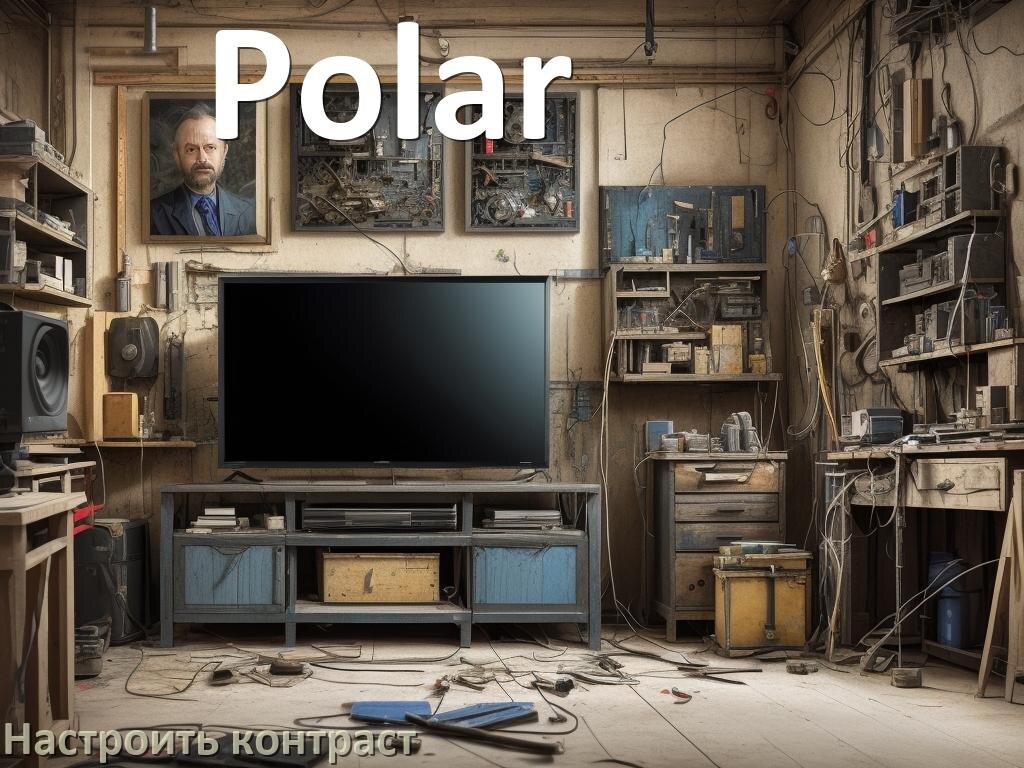 
Как на телевизоре Polar настроить контрастность экрана уменьшить и прибавить