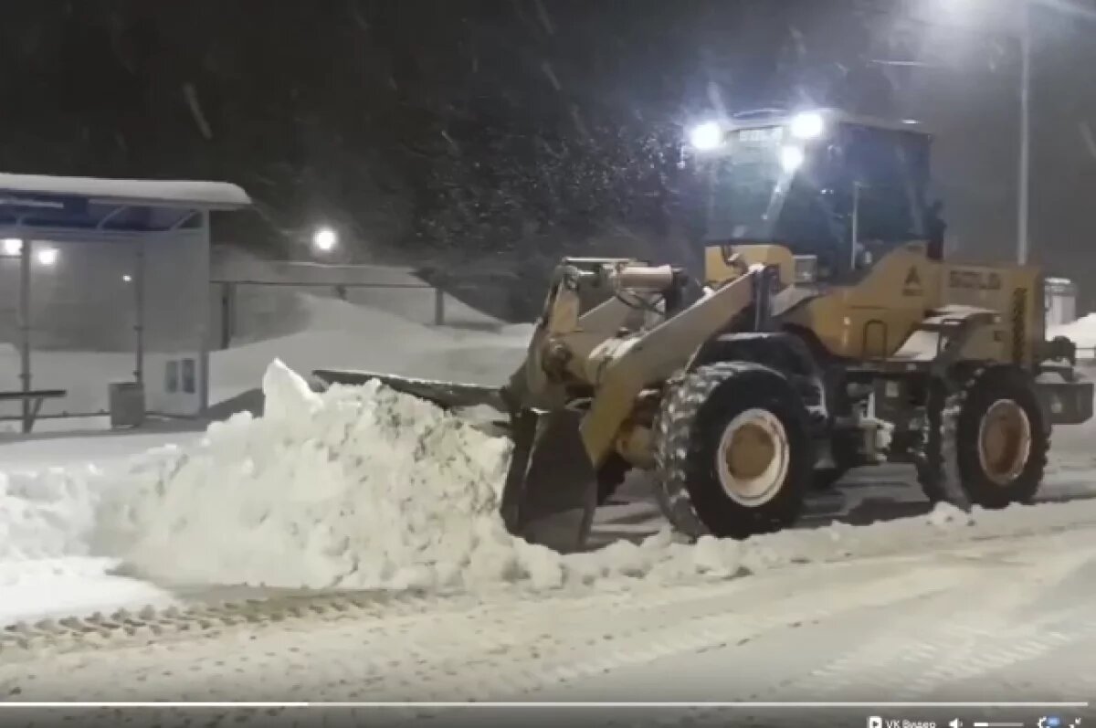    С улиц Ульяновска за сутки вывезли 172 самосвала снега