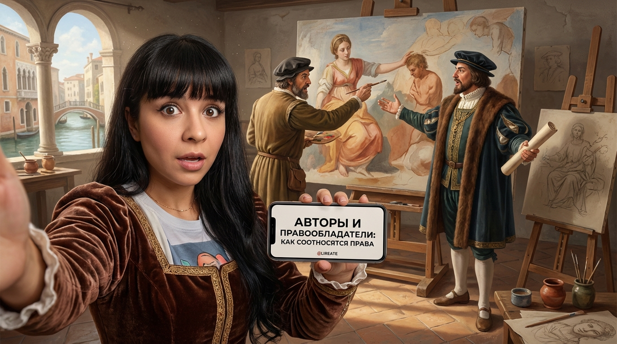    Исследование соотношения прав автора и правообладателя Лирейт
