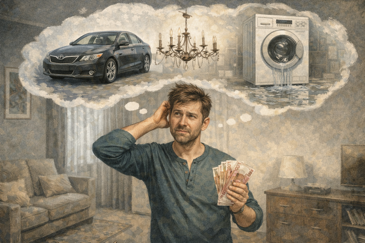 Тяжесть расстоявания с деньгами