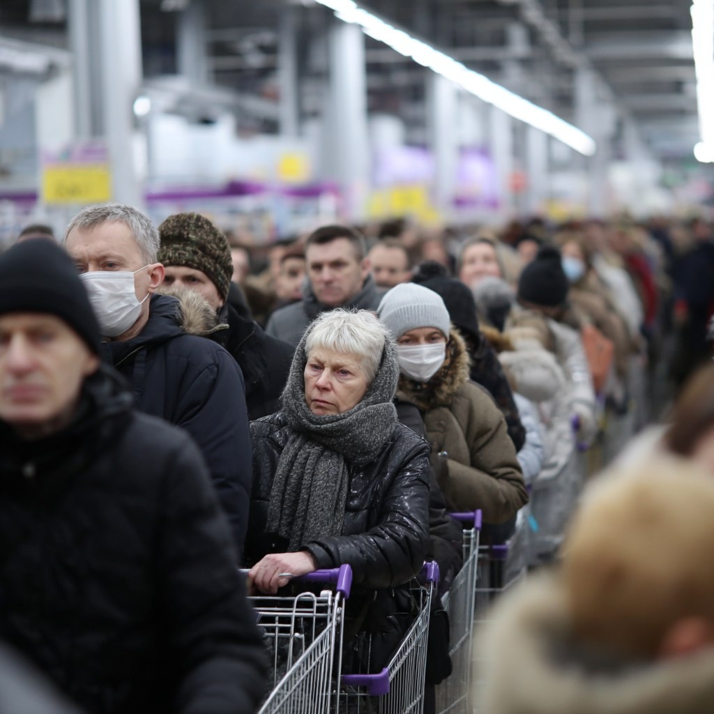 очередь в России