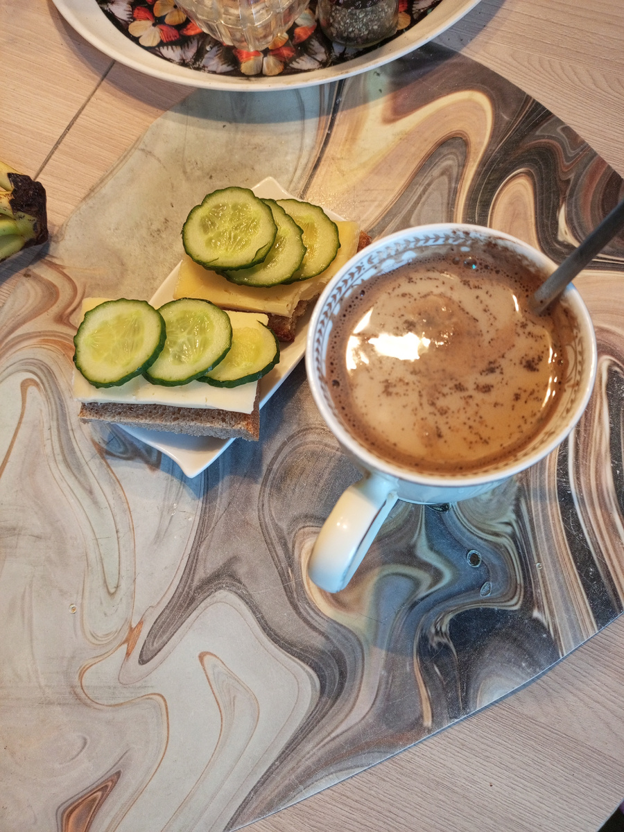 Завтрак из бутиков, не хотелось ни каши ни яиц