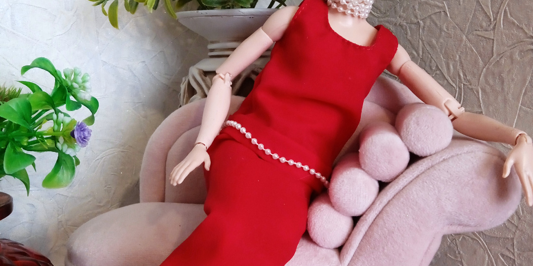 Я вспомнила про свою давно забытую куколку. Знакомтесь, моя Алейда!