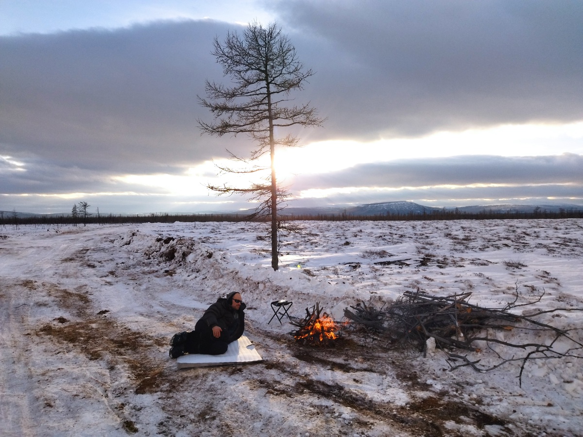 Привал по дороге в Ессей