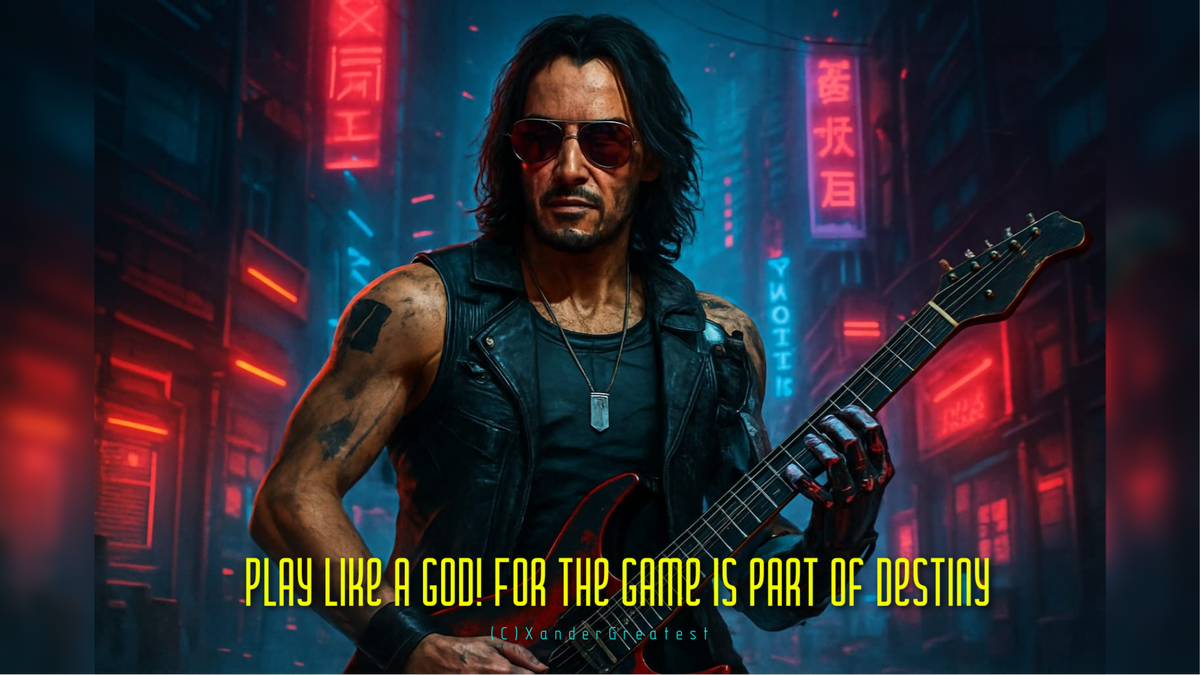 Play like a god! For the game is part of destiny. / Играй как бог! Ибо, игра — часть судьбы.