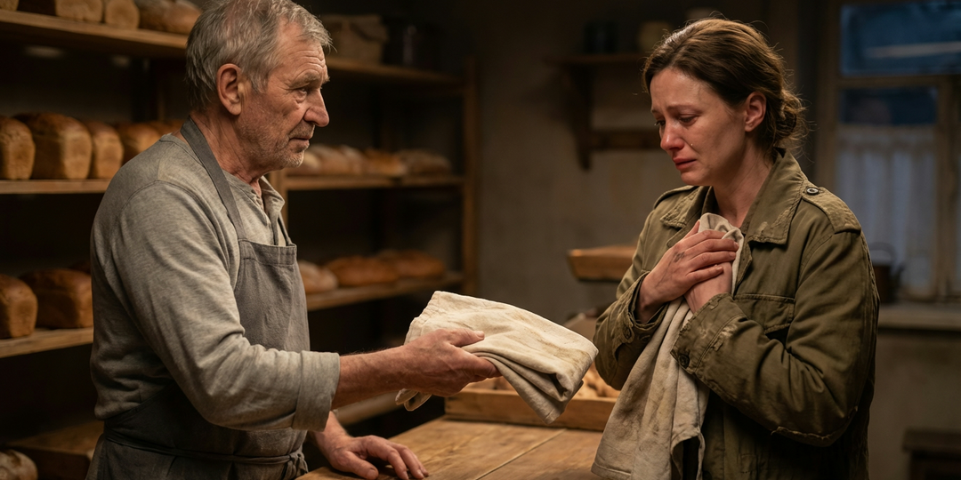 Пекарь 25 лет клал в один батон записку. Каждый день. Один батон из ста. Кто находил — возвращался. Все возвращались