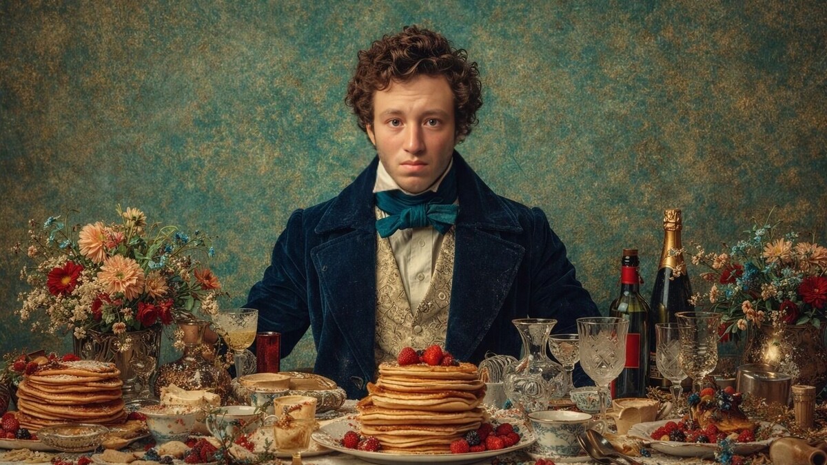    Блины в дореволюционной России обожали все — от крестьян до литераторов.   Изображение Midjourney