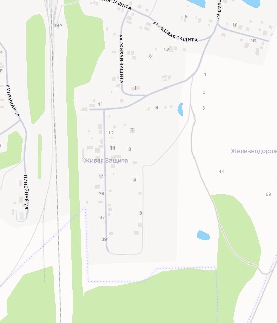    Улица Жилая Защита в посёлке Зауральский на картах Фото: Соцсети