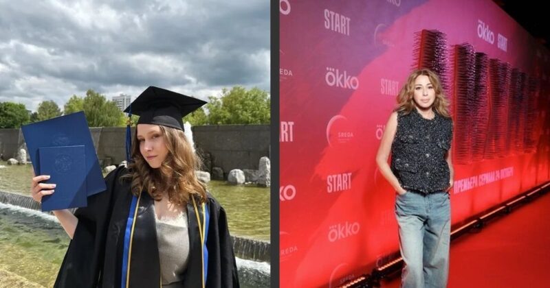    Ксения Иратова, дочь Алены Апиной, успешно окончила медицинский вуз.