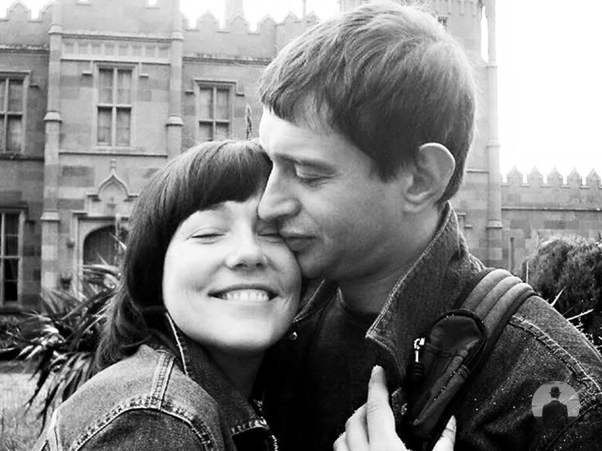 Архивное фото молодых Константина и Анастасии Хабенских