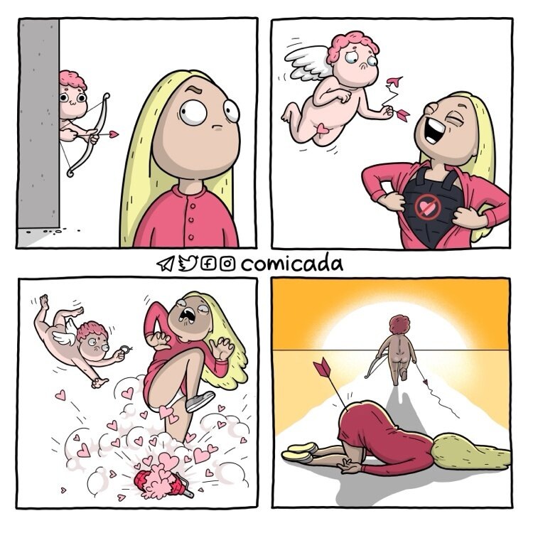 КОМИКСЫ РОССИЙСКОЙ ХУДОЖНИЦЫ, РАБОТАЮЩЕЙ ПОД ПСЕВДОНИМОМ COMICADA. Открытый источник.