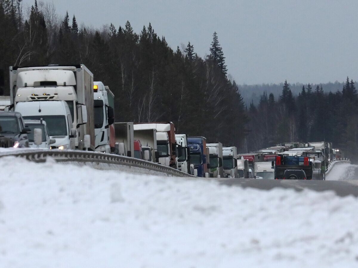    Пробка на федеральной трассе | © РИА Новости / Илья Наймушин