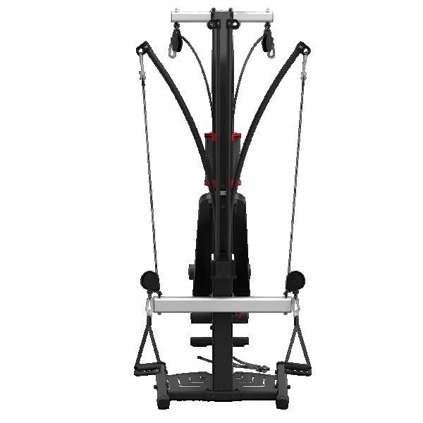 Мультистанция Bowflex PR1000 — компактный силовой тренажёр с регулировкой нагрузки через систему блоков. Эта модель подходит для домашних тренировок и позволяет выполнять упражнения на разные группы мышц