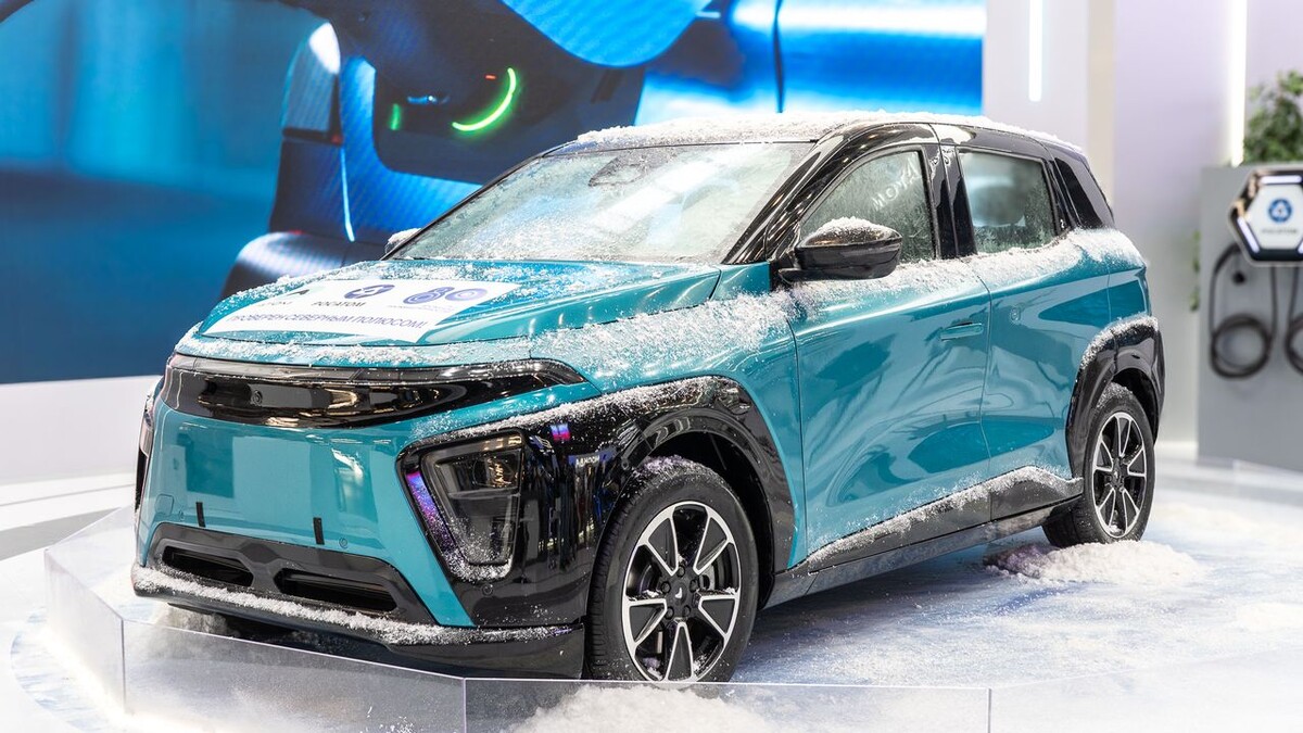    Прототип электромобиля «Атом». Фото Константин Завьялов / «Автоновости дня» с международной промышленной выставки «Иннопром»