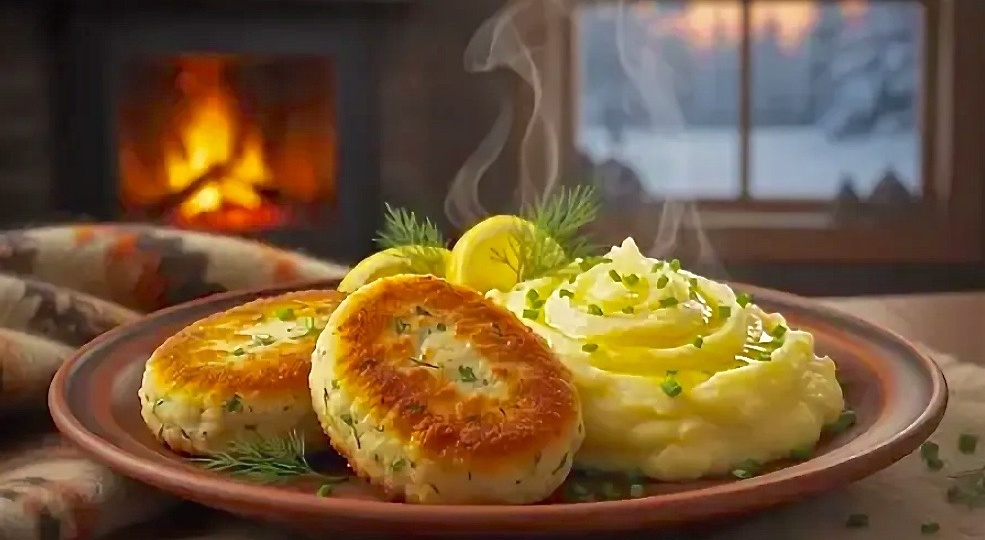 Бюджетный ужин. Рыбные котлеты и фасолевый салат. Просто, быстро недорого и очень вкусно.