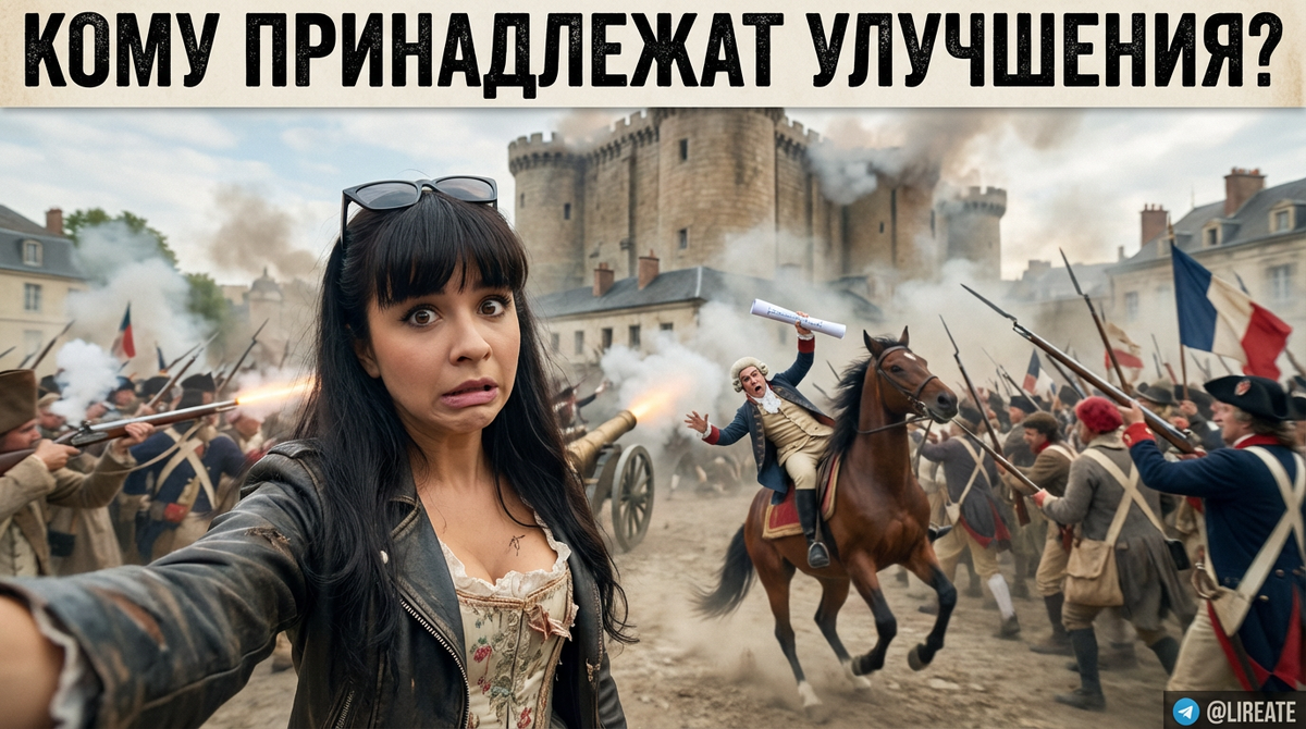    Кому принадлежат улучшения при совместной разработке с контрактным производителем Лирейт